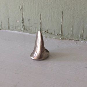 Vintage Modernist Sterling Silver Ring